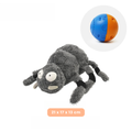 ThinkyPets spider-shaped interactive plush dog toy with soft limbs for gentle teething play