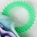 Green textured ring attatchment on a dog sniffing mat sold by thinkypets store